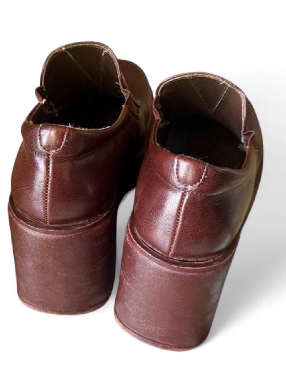 90s Brown BONGO Platform Loafers - Picture 5 of 7